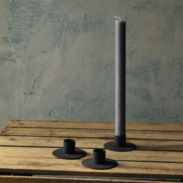 Candle Holder Antique Rust