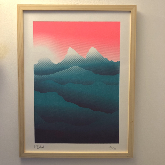 Les aiguilles d’Arves #1 - 30x40cm