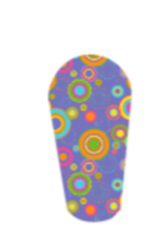 Circles on Purple Sticker G6