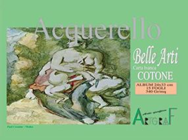 ALBUM ACQUERELLO BELLE ARTI  340gr Carta Cotone