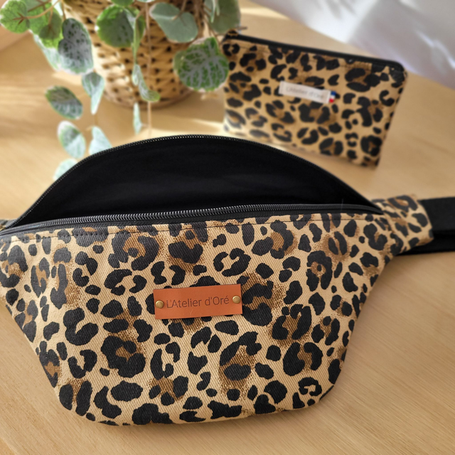 Sac Banane léopard