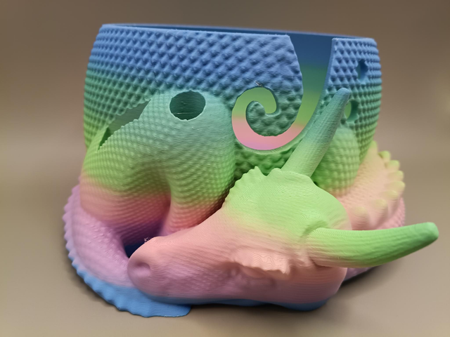 Dragon yarn bowl