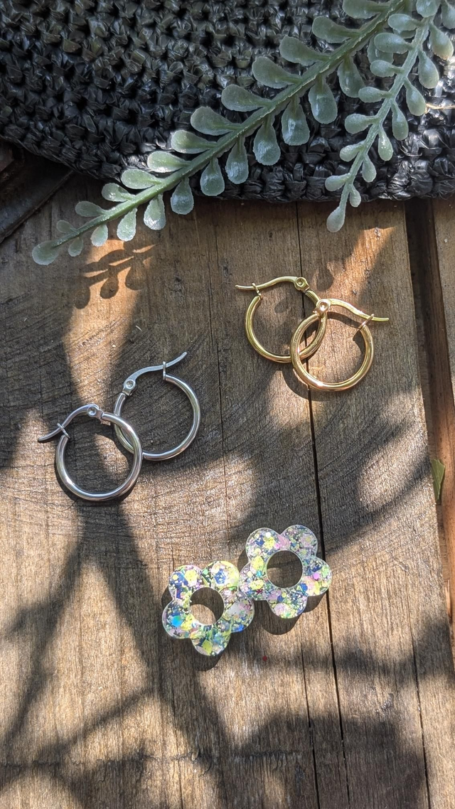 Boucles d'oreilles fleurs