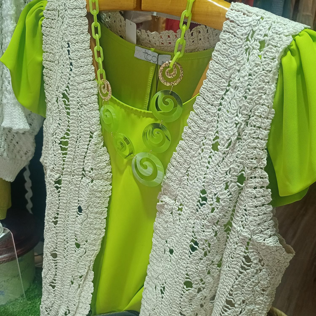 Collar espirales acero y resina