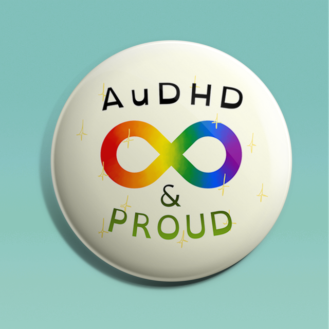 AuDHD Pride Badge
