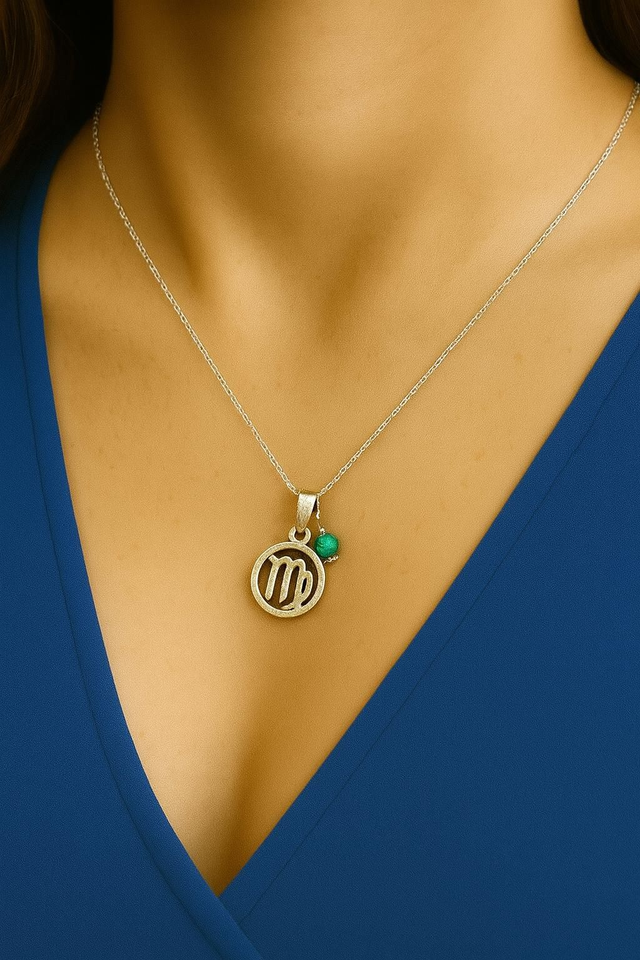 Collier Pierre Porte-Chance – Vierge