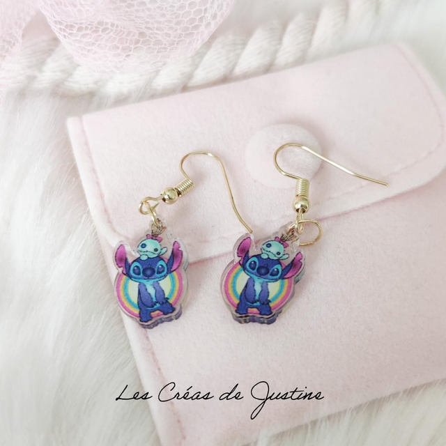 Boucles d&#039;oreilles Stitch 