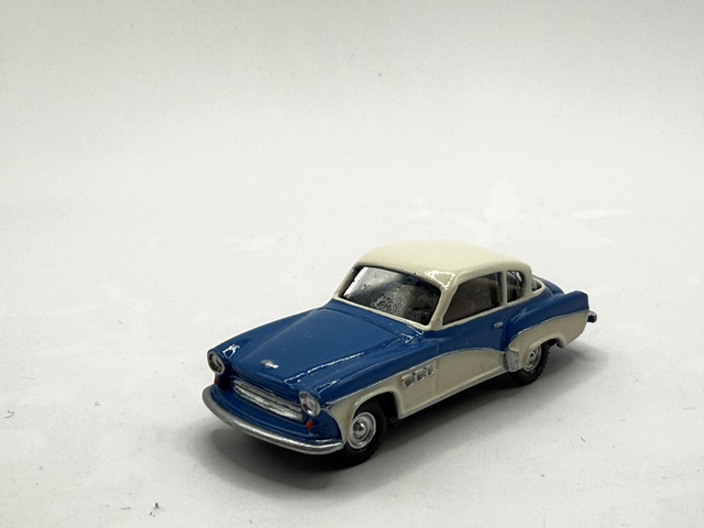 WARTBURG W 313-1 Sport-Roadster mit Hardtop DDR 1957-1959 blau weiß 