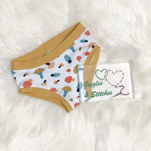 Kids Unisex Briefs Mushrooms