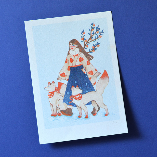 A5 La fille aux kitsune