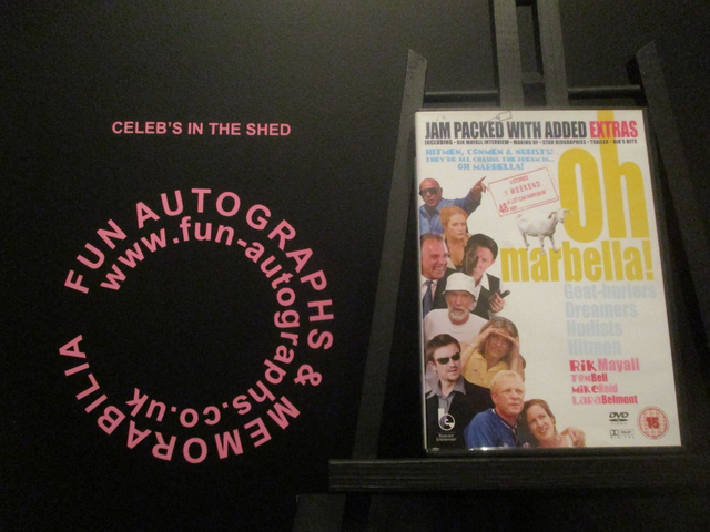 Eddie Webber - 'Oh Marbella!' Authentic Autographed Dvd Cover