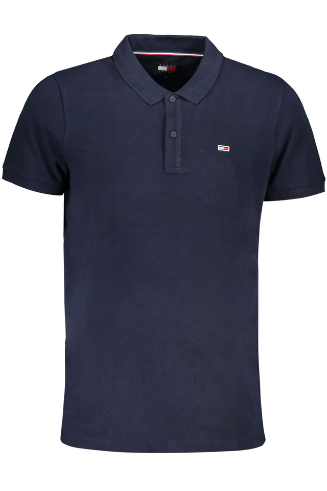 9138TOMMY HILFIGER POLO MANICHE CORTE UOMO BLU