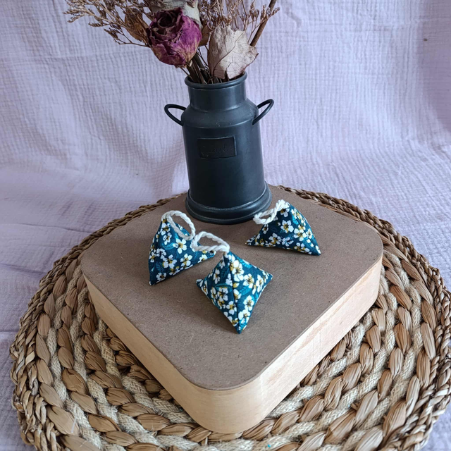 Berlingot de Lavande Orchidées Bleu Paon