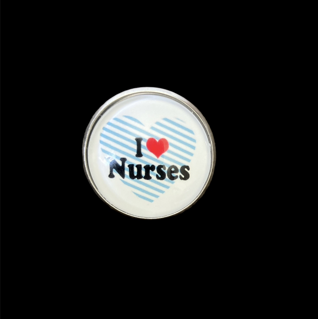 I Love Nurses Badge 