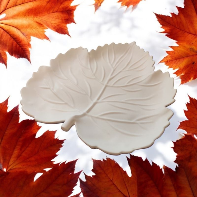 Dekoschale Dekoteller "Laubblatt" Ahorn