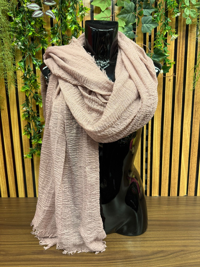 Sjaal Emma - Oud roze