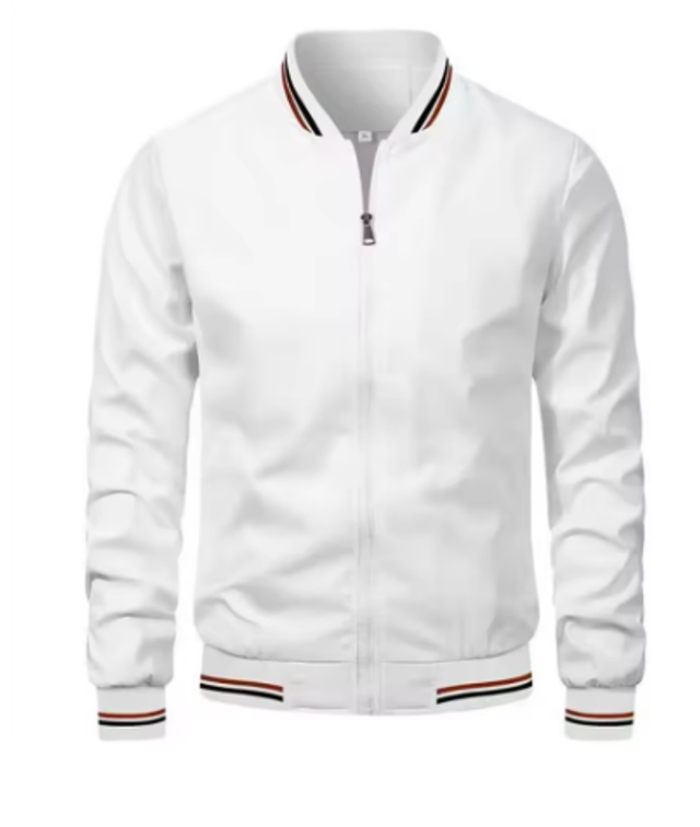 Modieuze jas voor heren slim fit en windbestendig