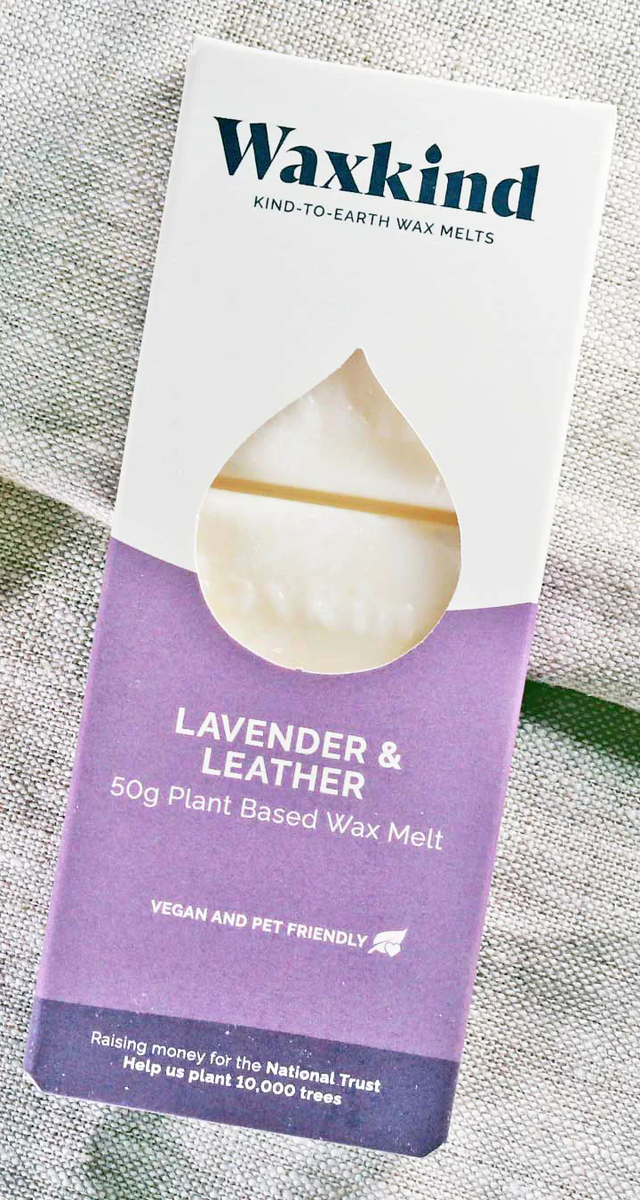 Lavender &amp; Leather - Waxkind Wax Melt