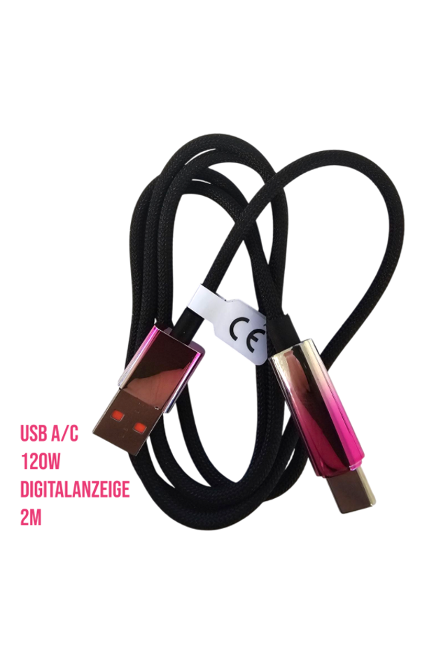 USB KABEL 120W A-C 2m