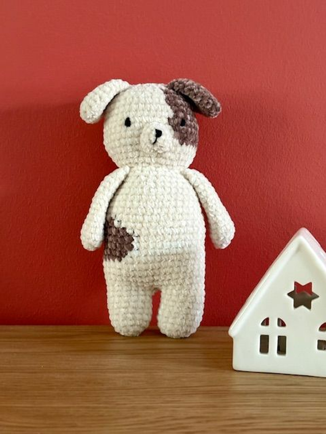 Elio - Peluche chien au crochet