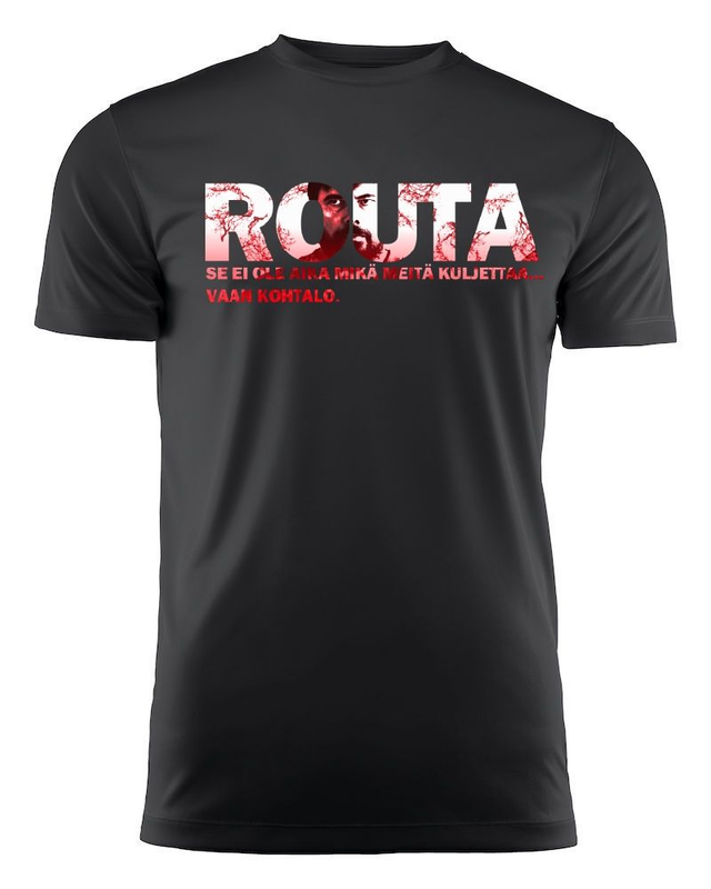 Routa -paita (black and red)