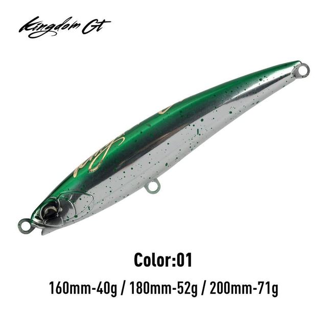 🎣 Leurre KINGDOM GT Pencil 160F – Hellfire – 40g