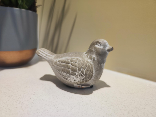 Cement Bird Ornament 