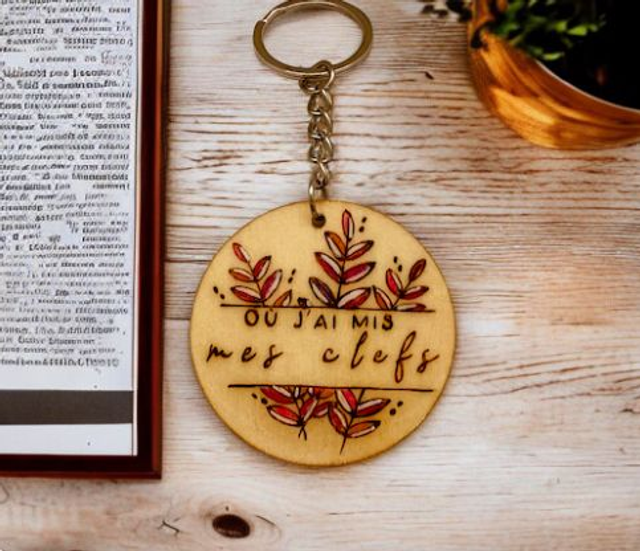 Porte-clefs Good Vibes