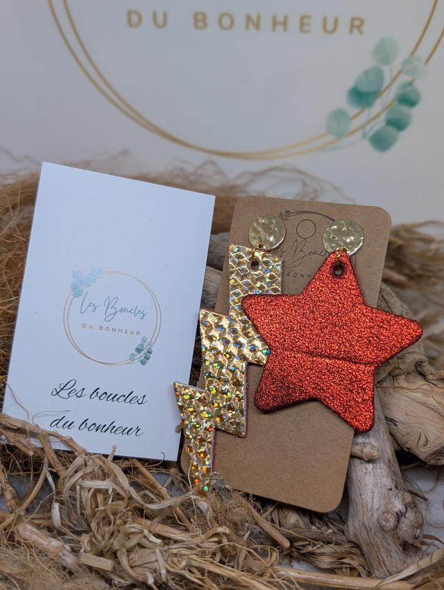 Boucles d&#039;oreilles Asymétrique zk100