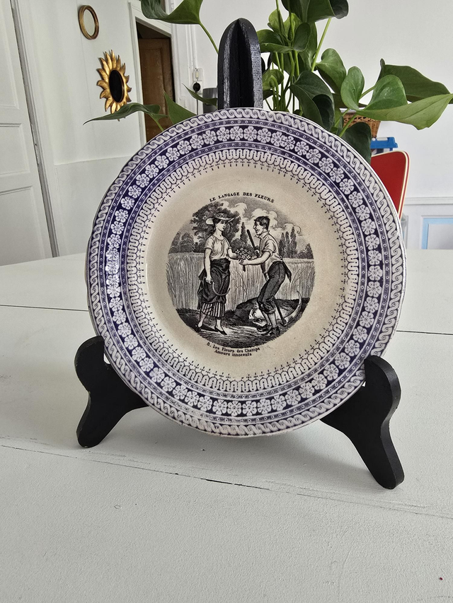 Assiette parlante H.B Choisy-le-roi 