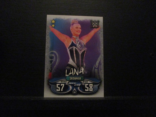 Lana - Smackdown Live Slam Attax Live Original Trading Card #171