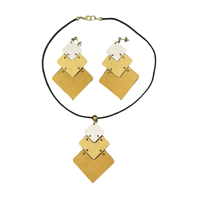 Parure ÉCAILLES Jaune