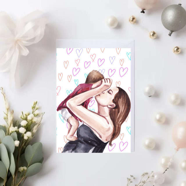 Mum and Child Card