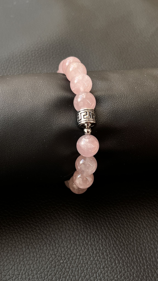 Bracelet en Quartz Rose