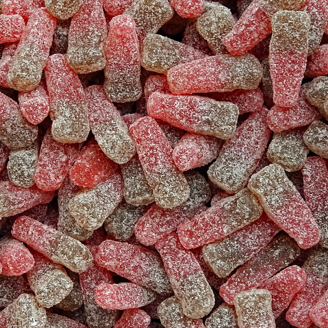 Fizzy Cherry Cola Bottles 100g