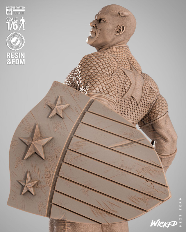 Statue CAPTAIN AMERICA série comics