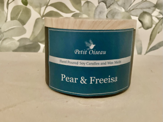 Pear & Freeisa 155g Soy Wax Candle