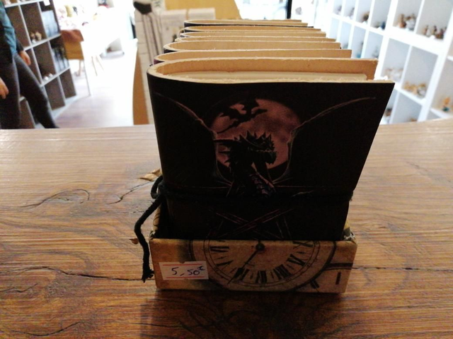 Mini livres cuir