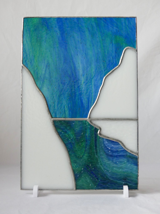 Aurores boréales sur la banquise