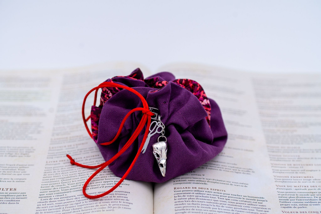 Fun Scary - Laudna inspired dice bag