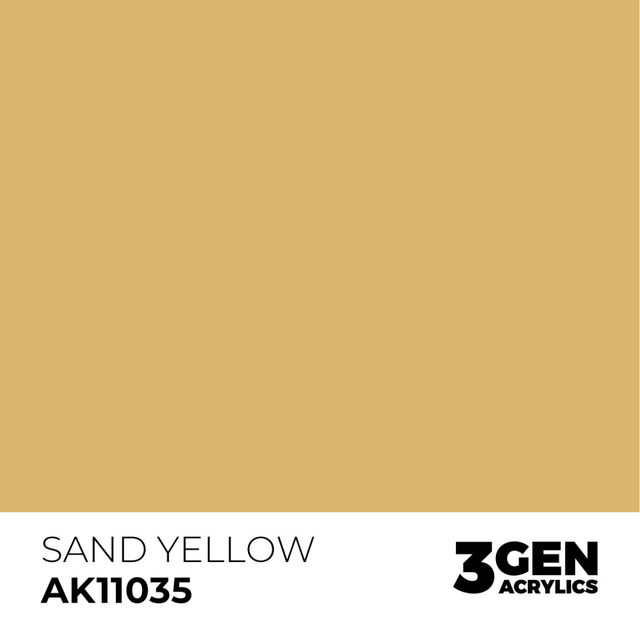 3rd Gen. Acrylics 35 Sand Yellow