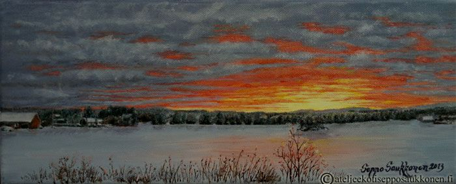 Kirjavalan peltoja (15,5x40 cm)