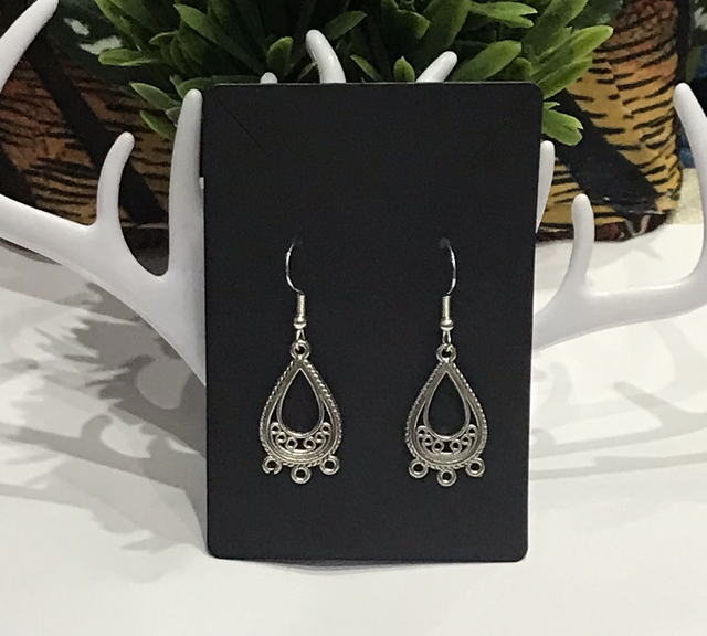 Silver Dangling Earrings- SDE62