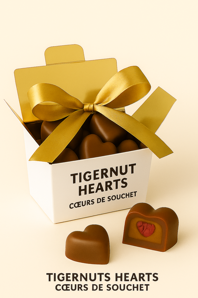 Tigernut Hearts - Coeurs de Souchet - Raspberry - 150g 