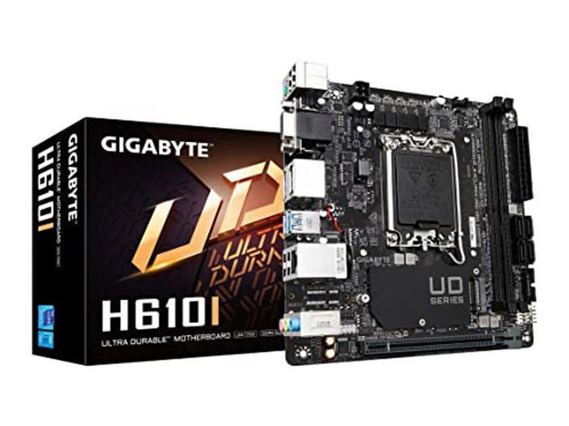 02.1.0021 – Scheda Madre Gigabyte H610I DDR4 LGA1700 – Entry Level Mini‑ITX per Intel 12ª/13ª Gen