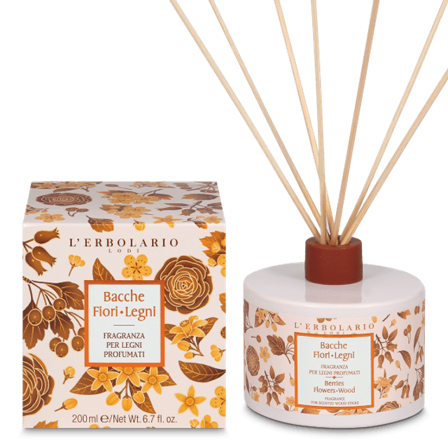 Fragranza per Legni Profumati Bacche Fiori Legni