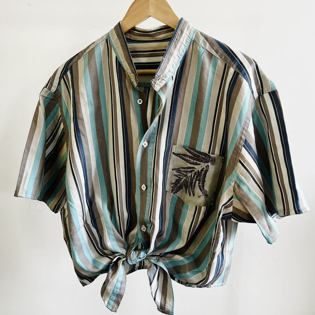 Chemise nouée - sumac pastel