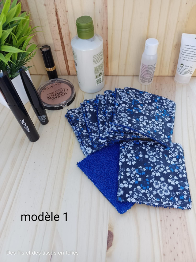 Lot de 10 lingettes lavables 