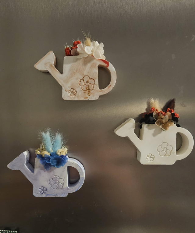 Magnet arrosoir/pot fleuri