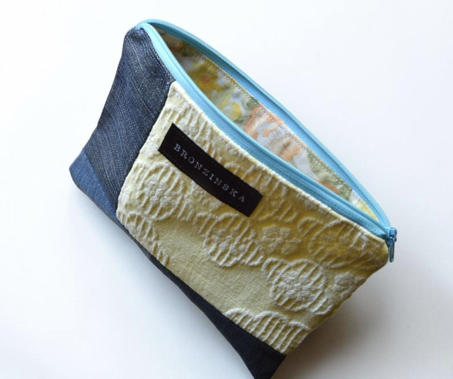 Small patchwork pouch